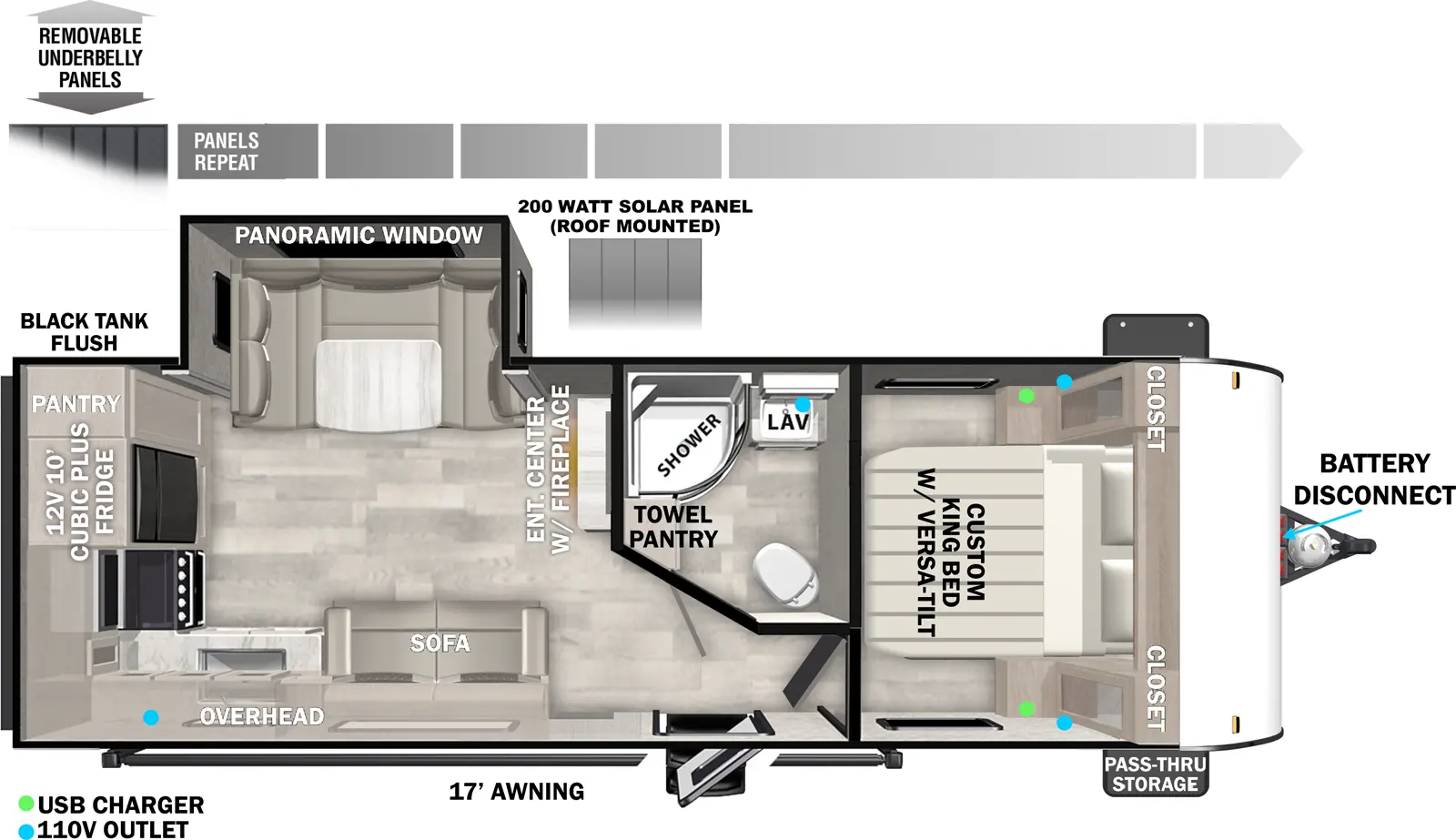 X Lite Northwest 253RKXL Floorplan